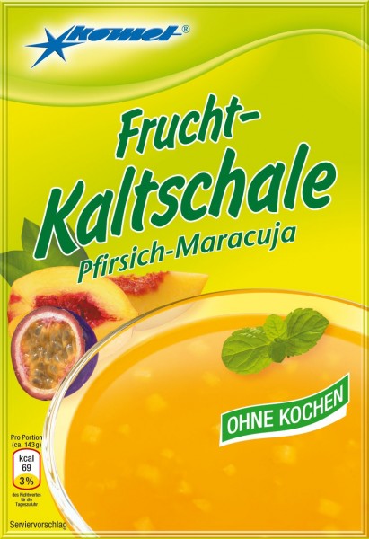 Frucht-Kaltschale Pfirsich-Maracuja, 71 g