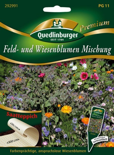 Feld-u. Wiesenblumenmischung von Quedlinburger Saa