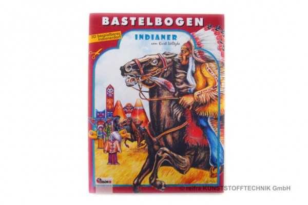 Bastelbogen "Indianer"