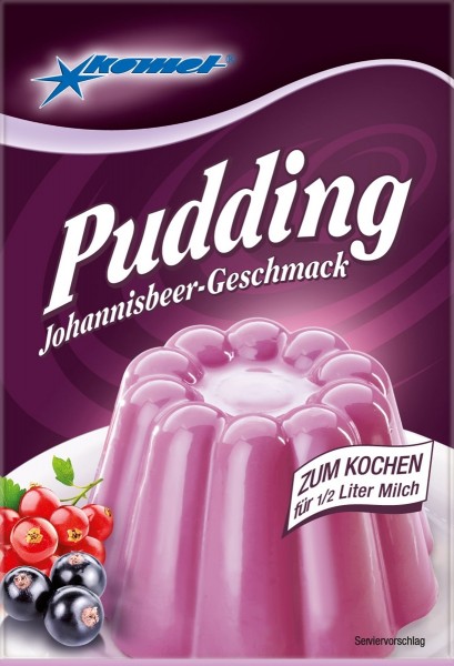 Pudding Johannisbeer-Geschmack, 40 g