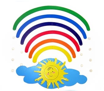 Mobile, Regenbogen Hess Spielzeug