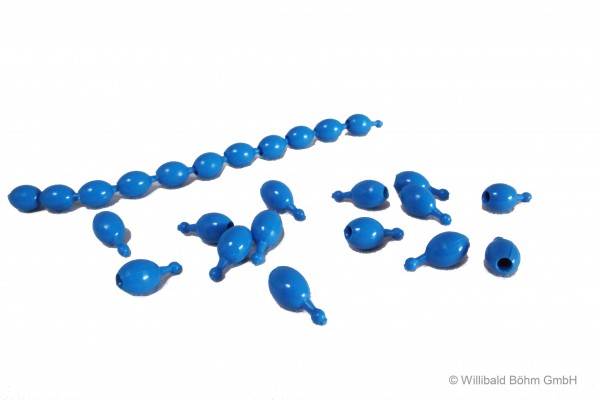 Perlenkette "Elisa", blau