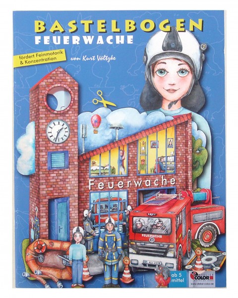 Bastelbogen "Feuerwache"