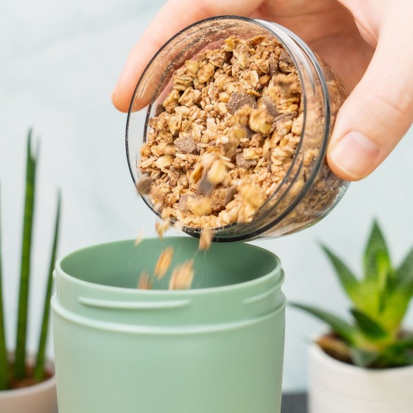 Müsli/Joghurt -Becher to go 700 ml mintgrün