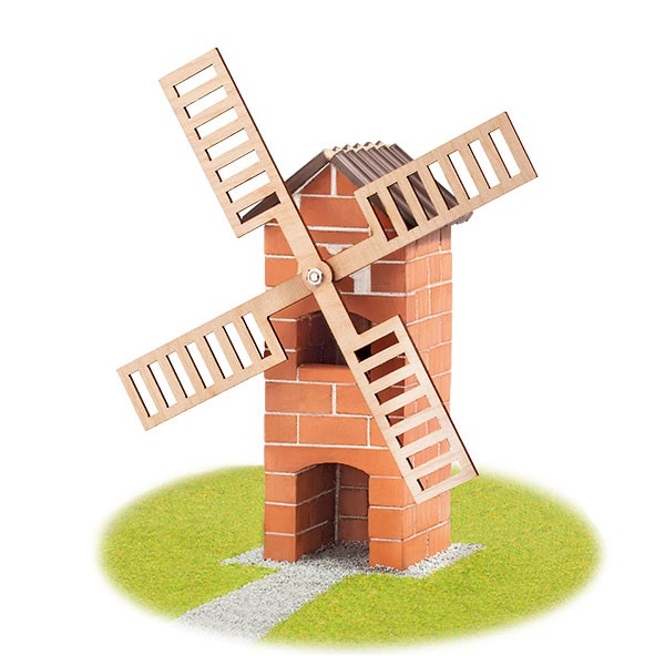 Teifoc Steinbaukasten TEI4040 Windmühle - Baukaste