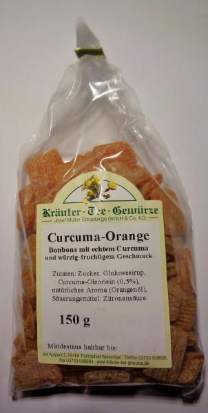 Bonbons Curcuma Kurkuma-Orange 150 g