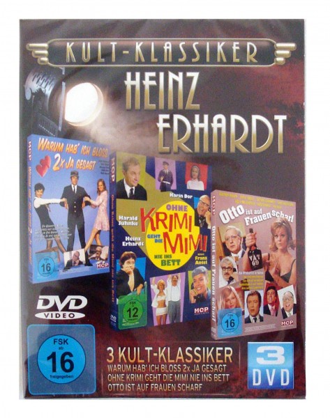 Heinz Erhardt -- Kult-Klassiker  (3 DvD´s)