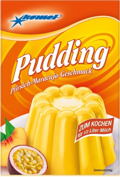 Pudding Pfirsich-Maracuja-Geschmack, 40 g