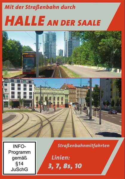 Mit der Straßenbahn durch Halle an der Saale