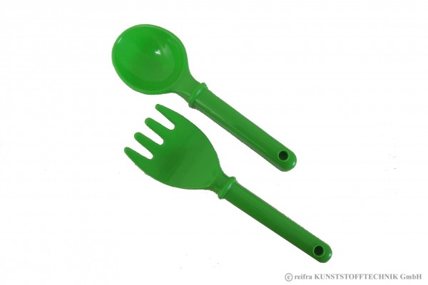 Rechen-Schaufelset 25 cm grün