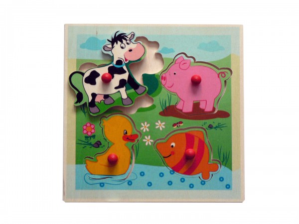 Puzzle Tiere 4teilig