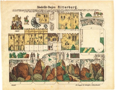 Ausschneidebogen Ritterburg