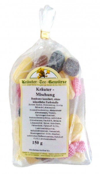 Bonbons Husten/Kräutermischung 150 g