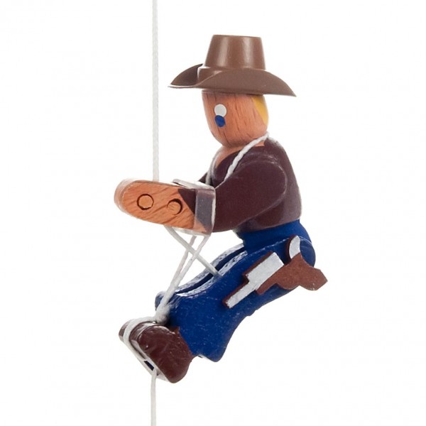 Kletterfigur Cowboy Spielzeug Erzgebirge