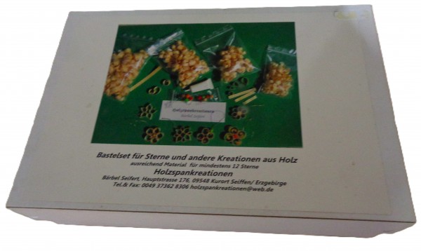 Bastelset Holzspankreationen Holzspansterrne