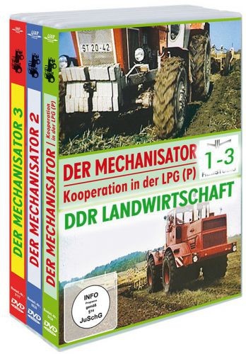 3 DVD Box Der Mechanisator DDR Landwirtschaft LPG