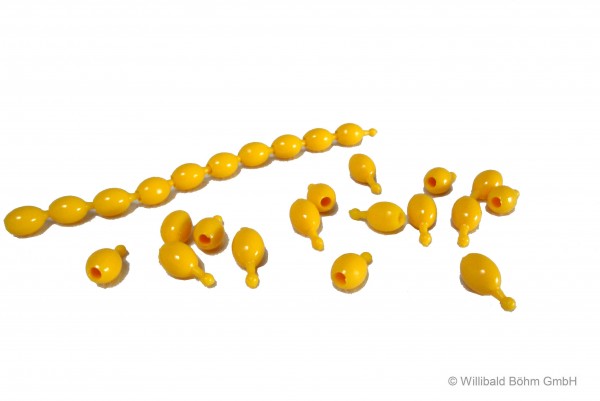Perlenkette "Elisa", gelb
