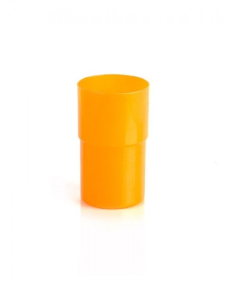 Trinkbecher 250 ml orange Kunststoff stapelbar